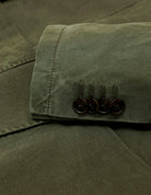 Chaqueta lino tencel lavada Verde