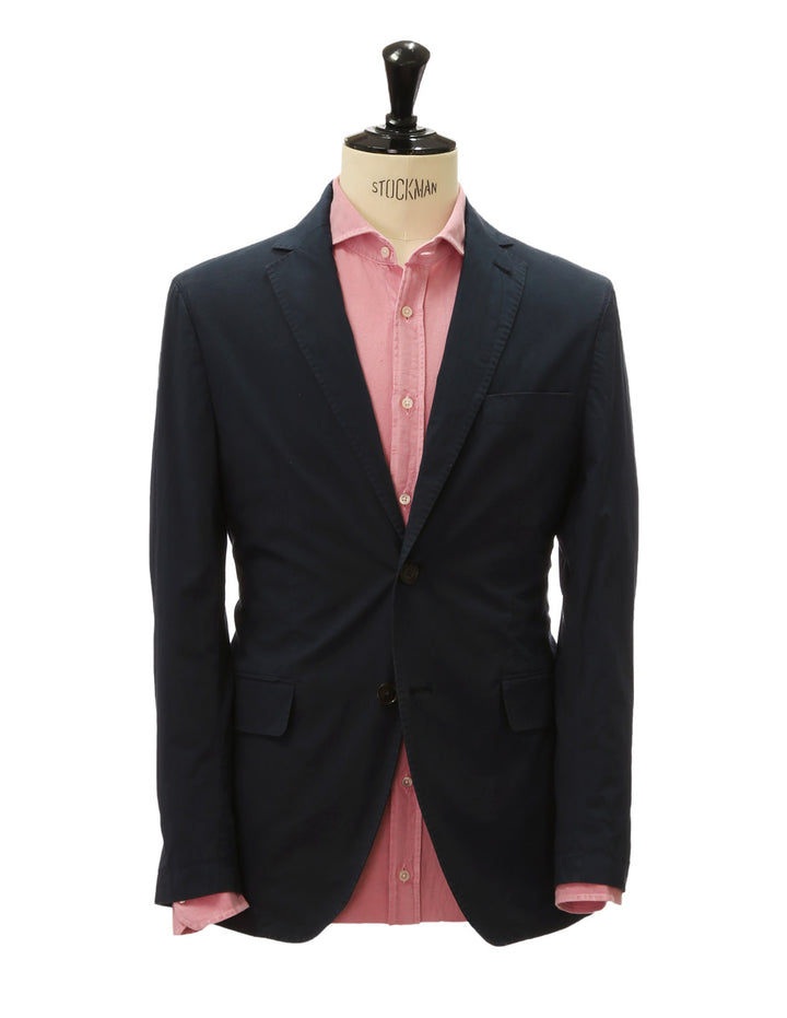 Chaqueta popelin lavada Azul