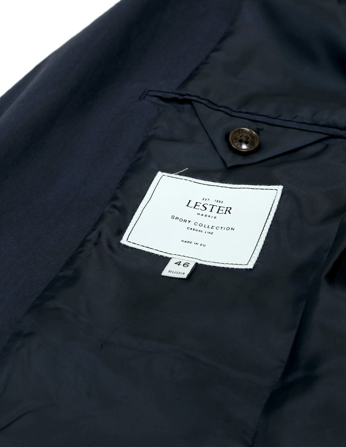Chaqueta popelin lavada Azul