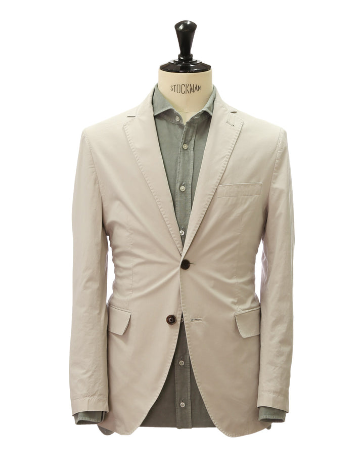 Chaqueta popelin lavada Crudo