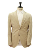Chaqueta lino tencel lavada Beige
