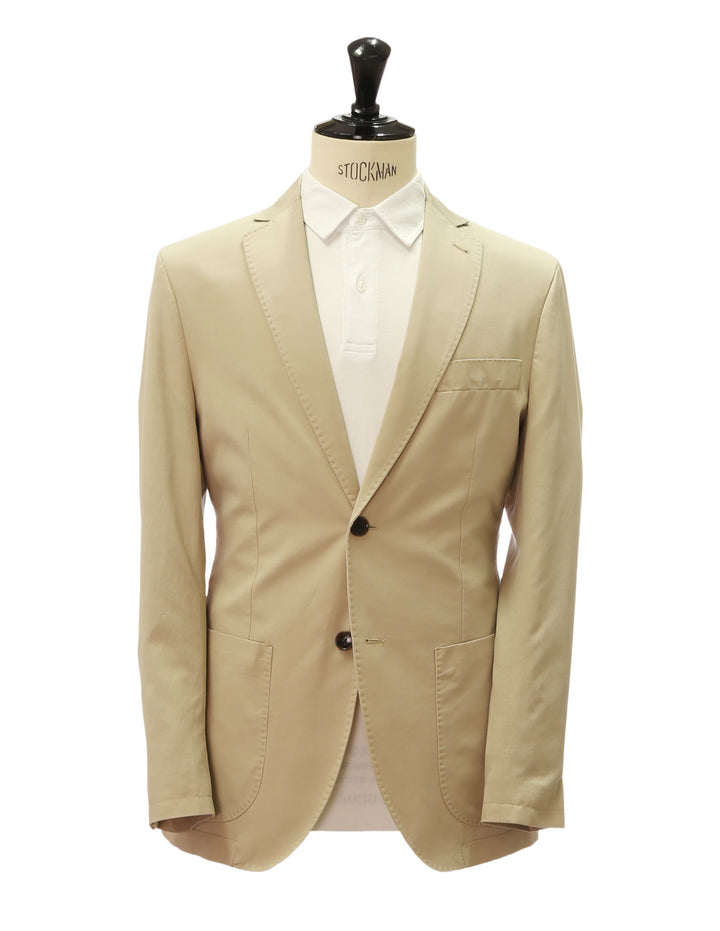 Chaqueta lino tencel lavada Beige