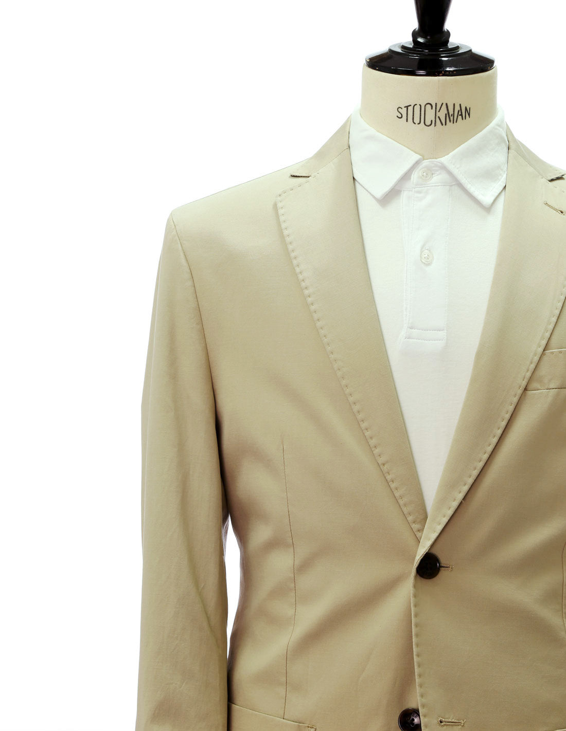 Chaqueta lino tencel lavada Beige