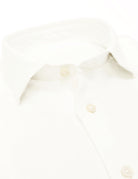 Camisa lino jaretas Blanco