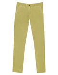 Pantalón chino sarga lavado Amarillo