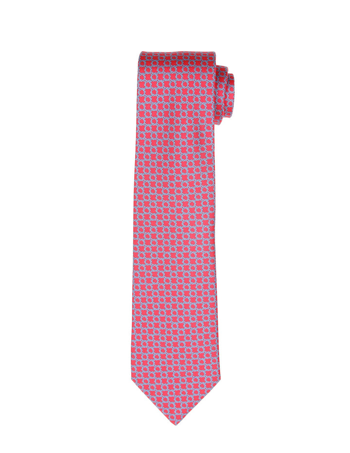 Corbata nudos Rojo/azul