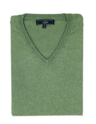 Jersey pico algodón Verde medio