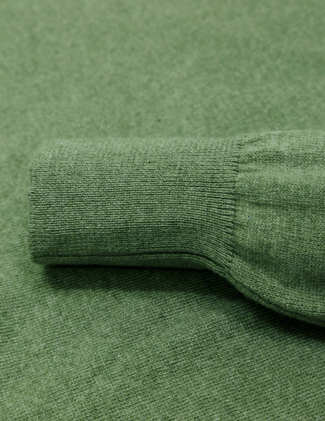 Jersey pico algodón Verde medio