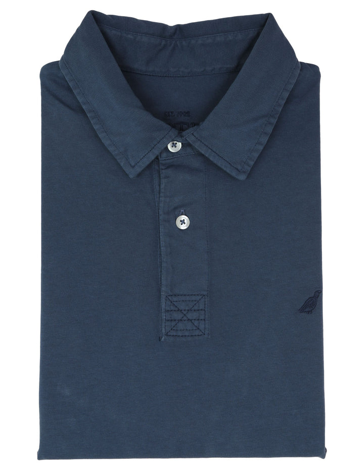 Polo jersey manga larga Azul oscuro