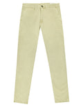 Pantalón chino sarga lavado Beige