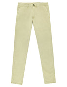 Pantalón chino sarga lavado Beige