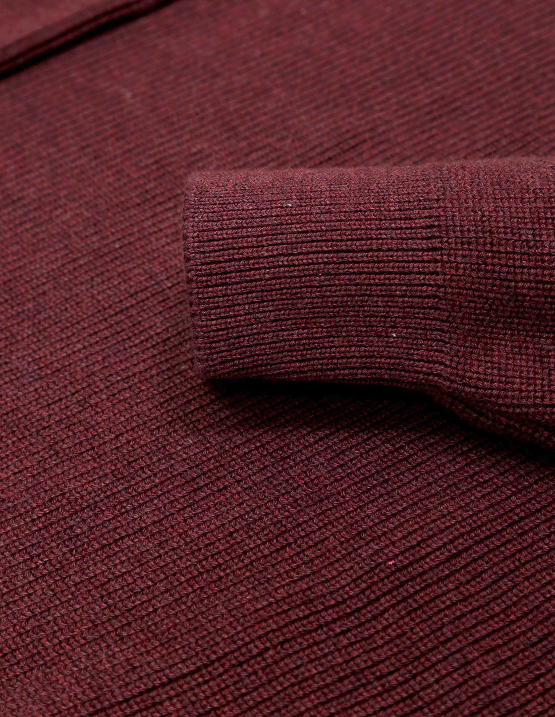 Jersey cremallera algodón Berenjena