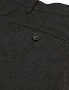 Pantalón franela pinzas Gris oscuro