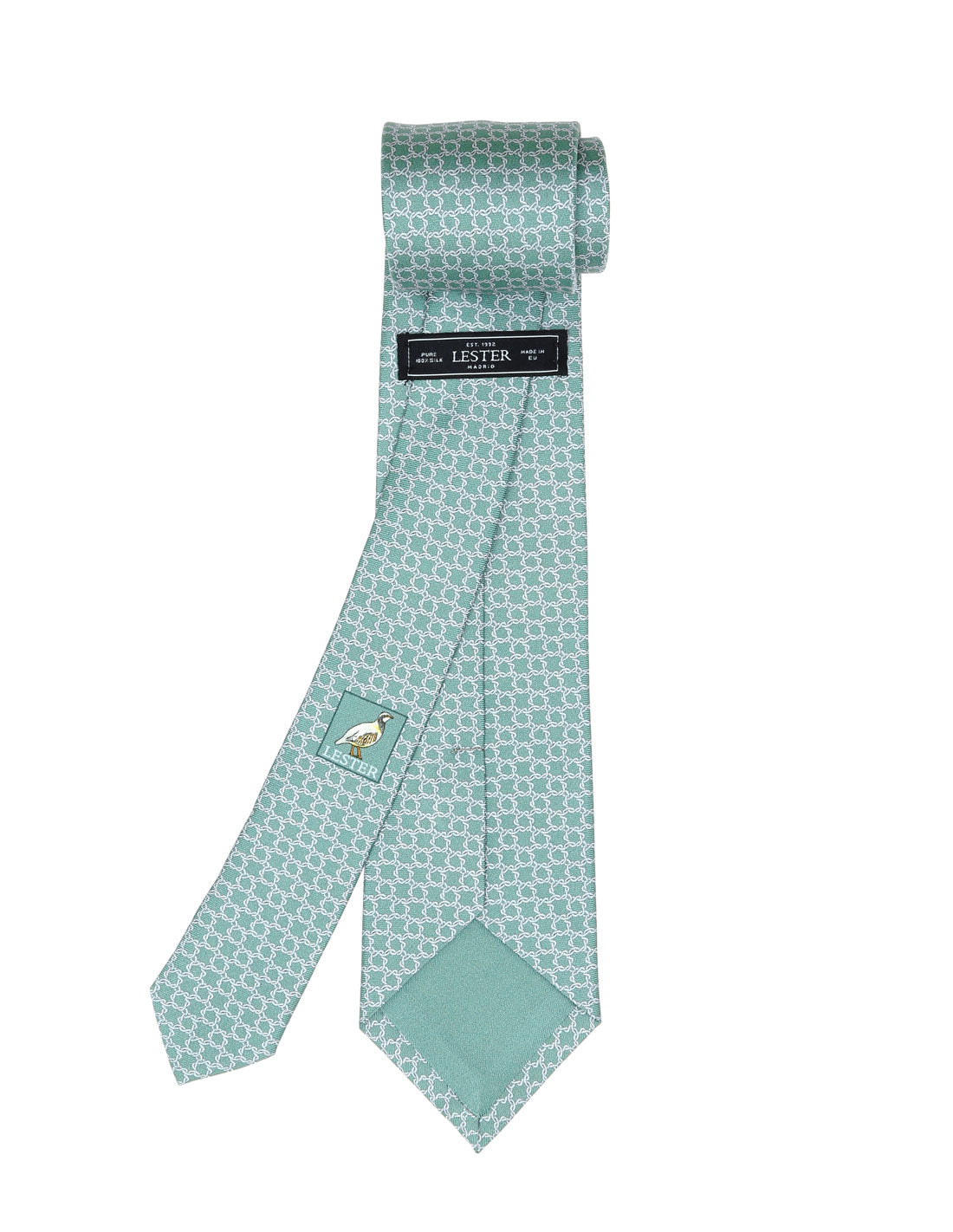 Corbata nudos Verde/azul