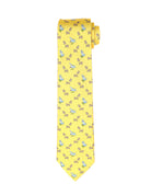 Corbata conejos Amarillo/azul