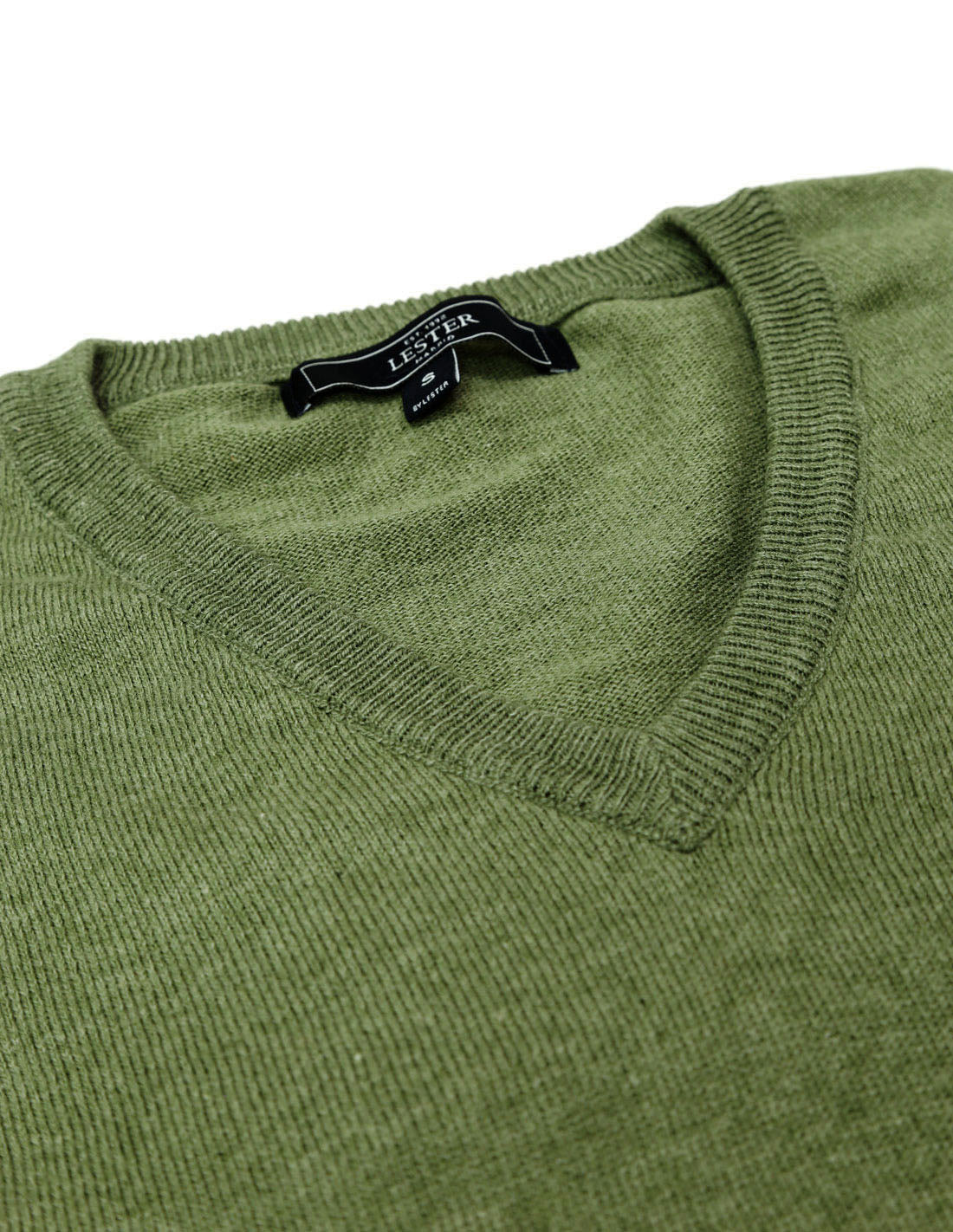 Jersey pico algodón Verde oscuro