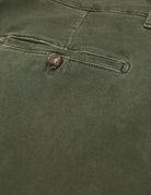 Pantalón chino sarga lavado Verde oscuro