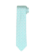 Corbata perro con lazo Verde/azul
