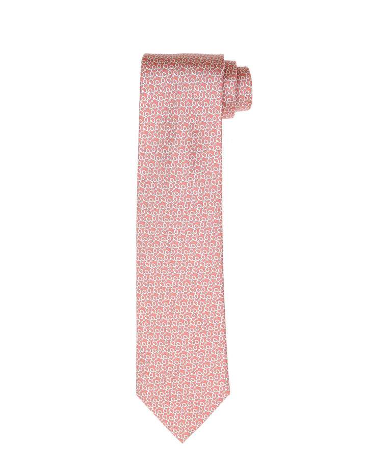 Corbata cadena calabrotes Rojo/gris