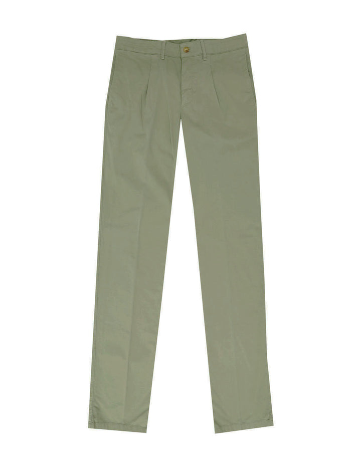Pantalón  elastan tencel c/p Verde