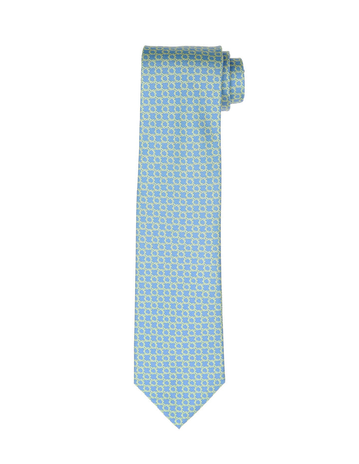Corbata nudos Azul/verde