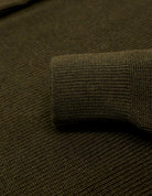 Jersey cremallera algodón Kaki
