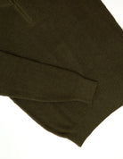Jersey cremallera algodón Kaki