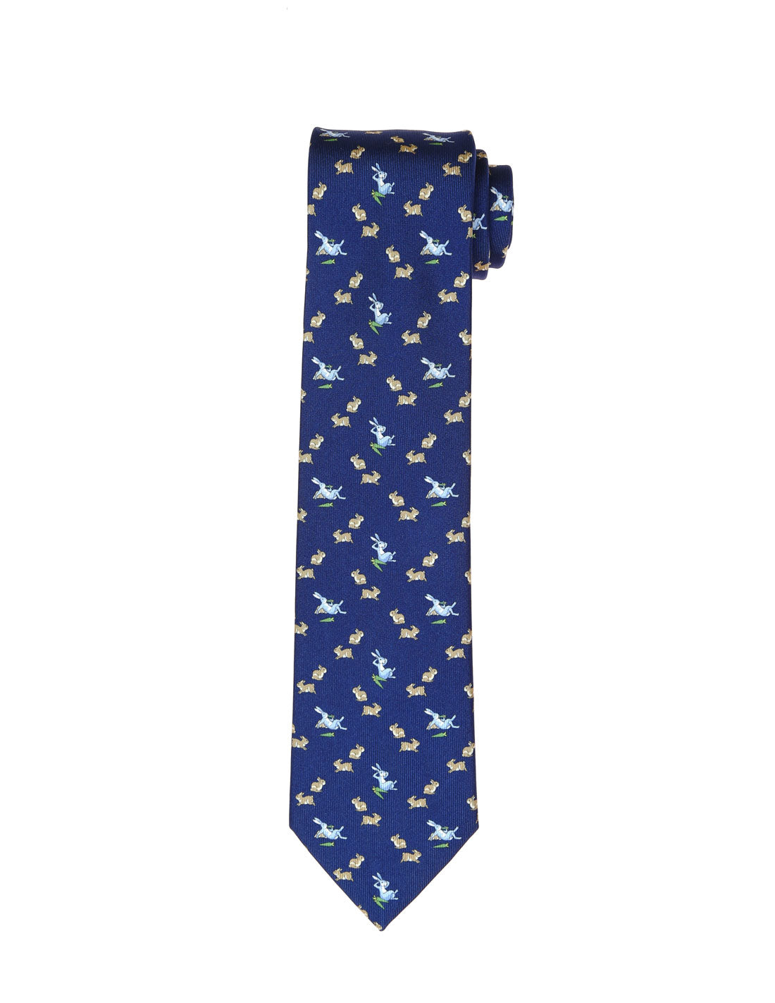 Corbata conejos Azul/azul