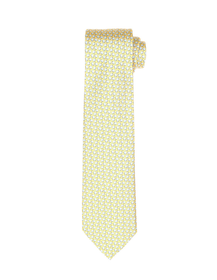 Corbata mariquitas Amarillo/azul