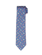 Corbata conejos Azul/marrón