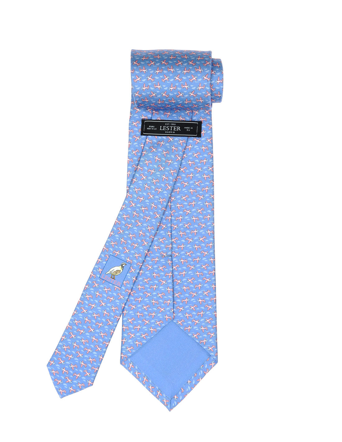 Corbata avionetas Azul/rosa