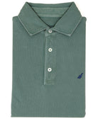 Polo pique manga larga Verde