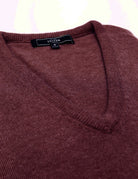 Jersey cashmere pico Berenjena