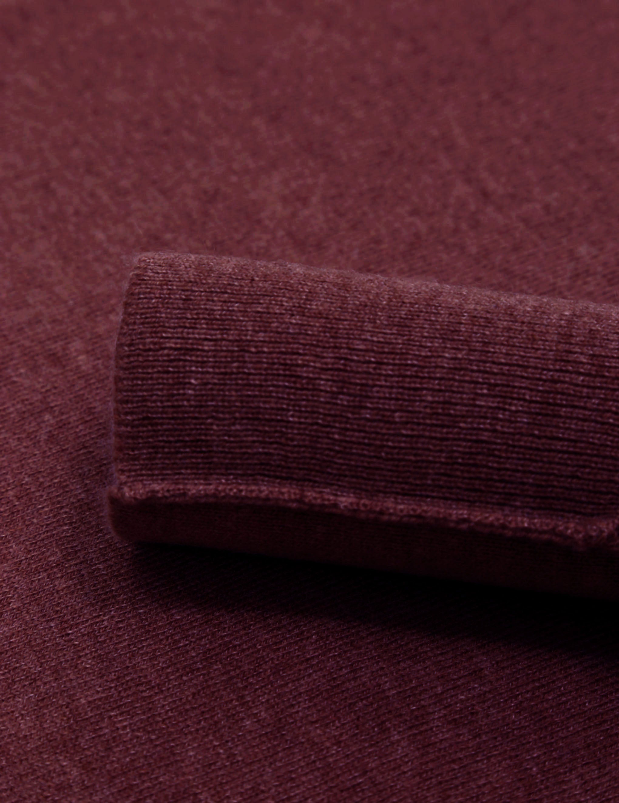 Jersey cashmere pico Berenjena