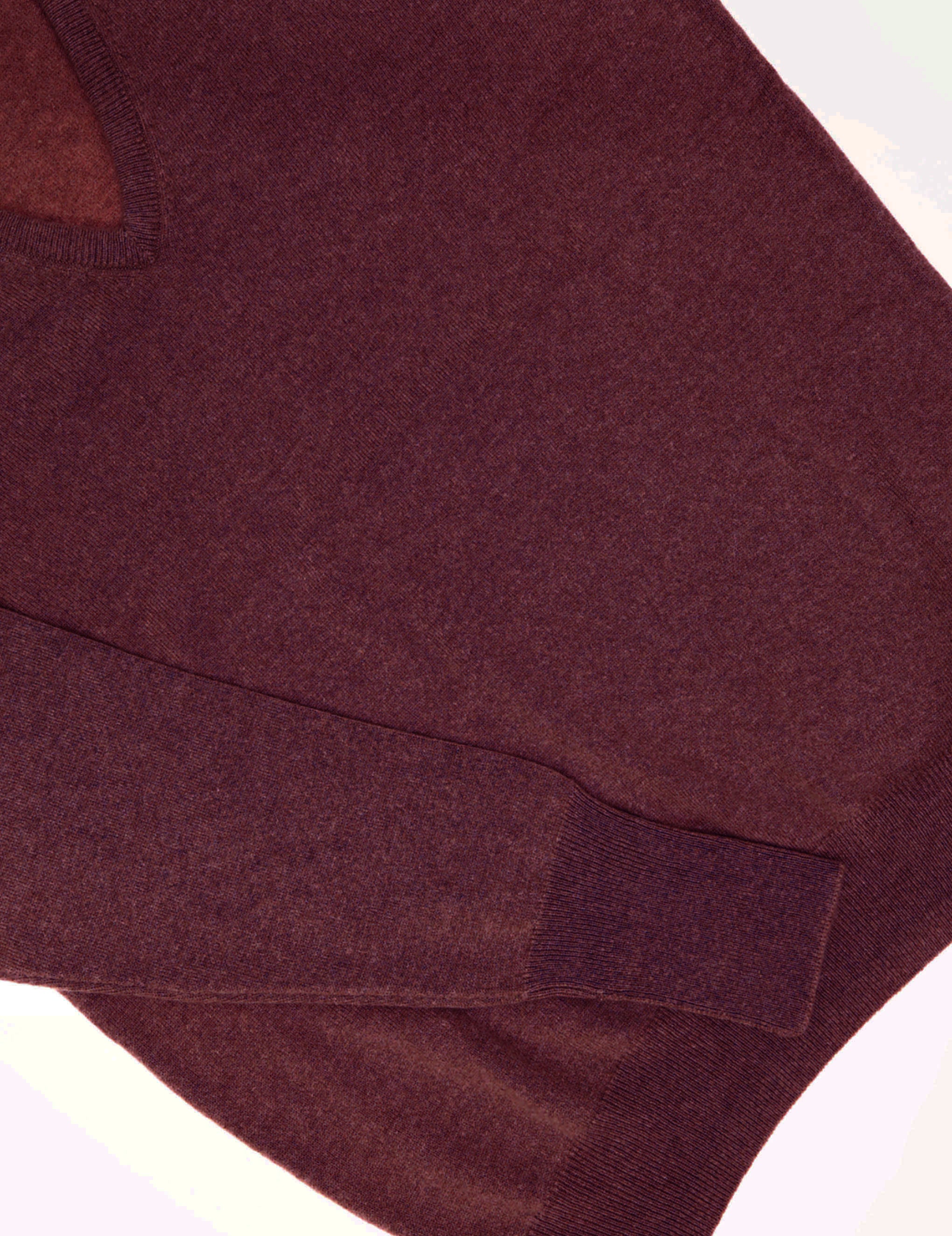 Jersey cashmere pico Berenjena