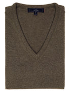 Jersey cashmere pico Marrón