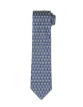 Corbata barandilla peq. Azul/blanco