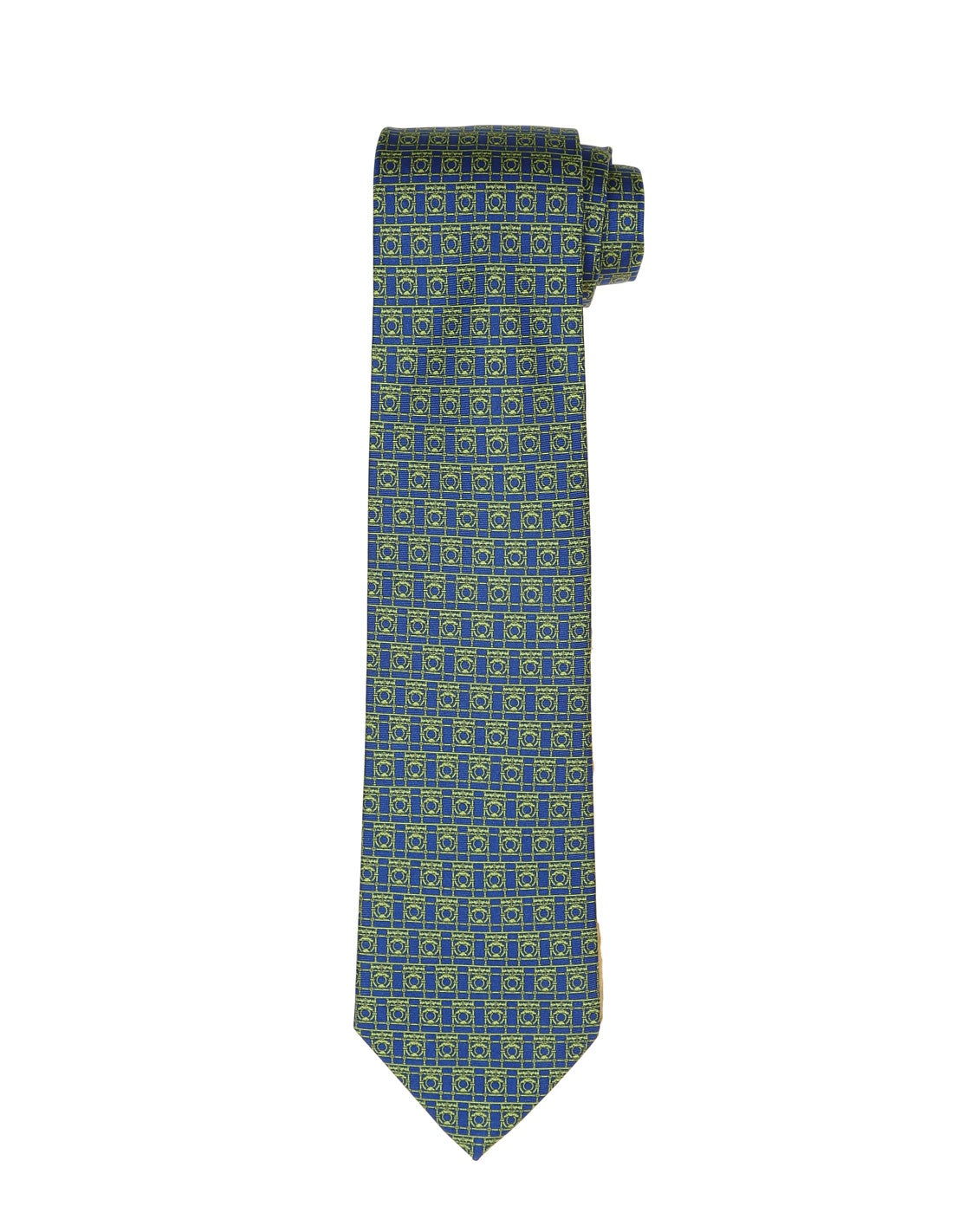 Corbata barandilla peq. Azul/verde