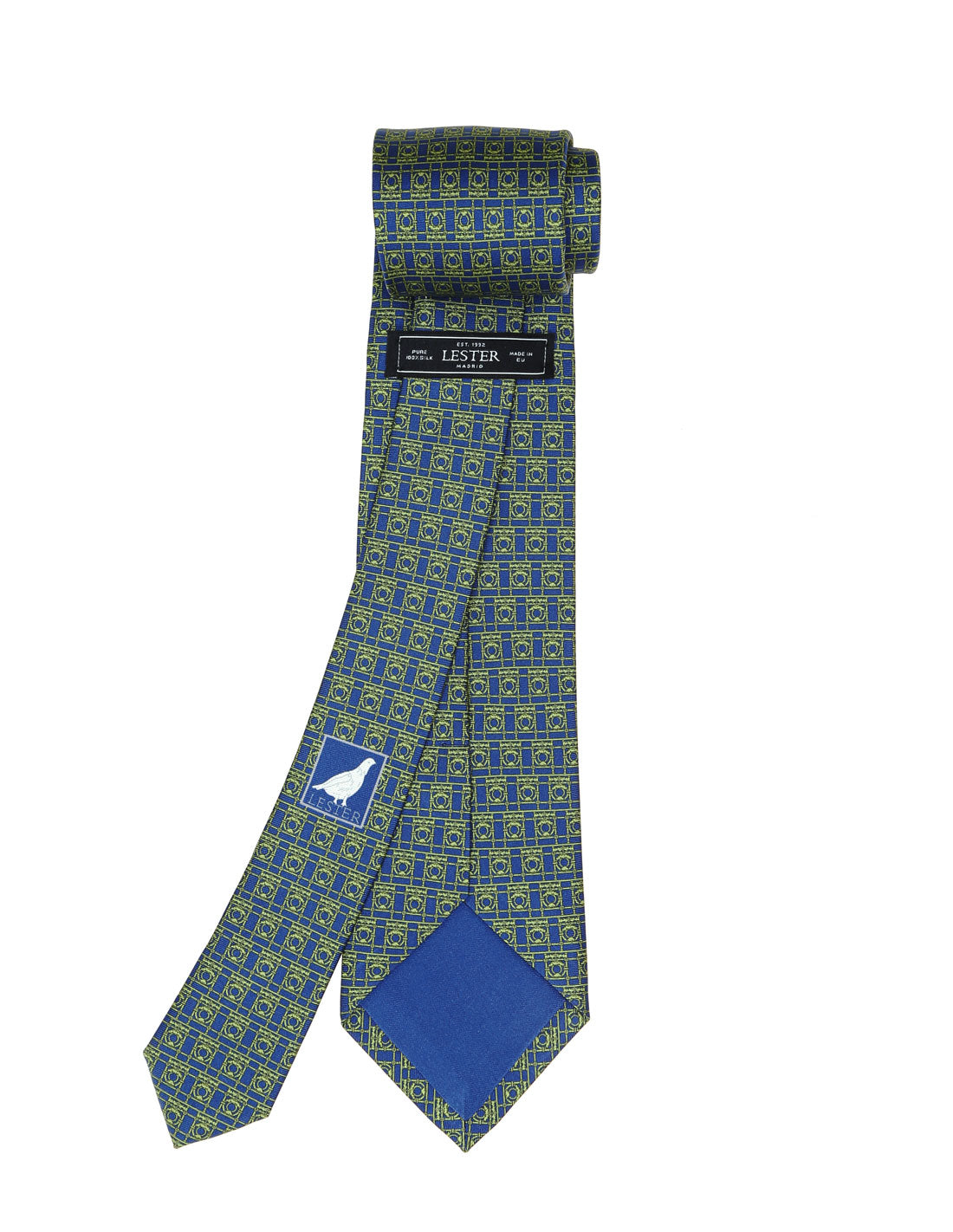 Corbata barandilla peq. Azul/verde
