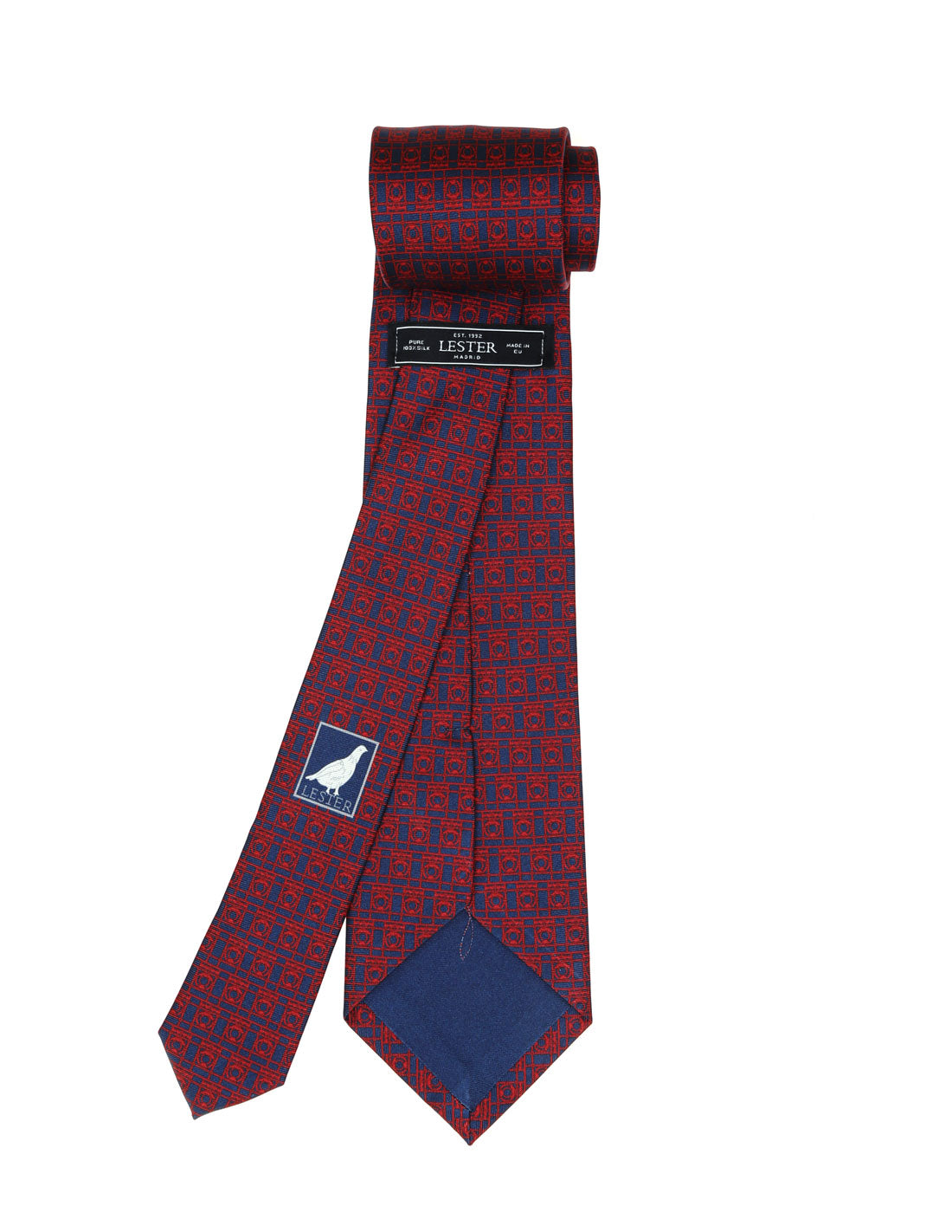 Corbata barandilla peq. Azul/rojo