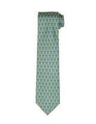 Corbata barandilla peq. Verde/azul