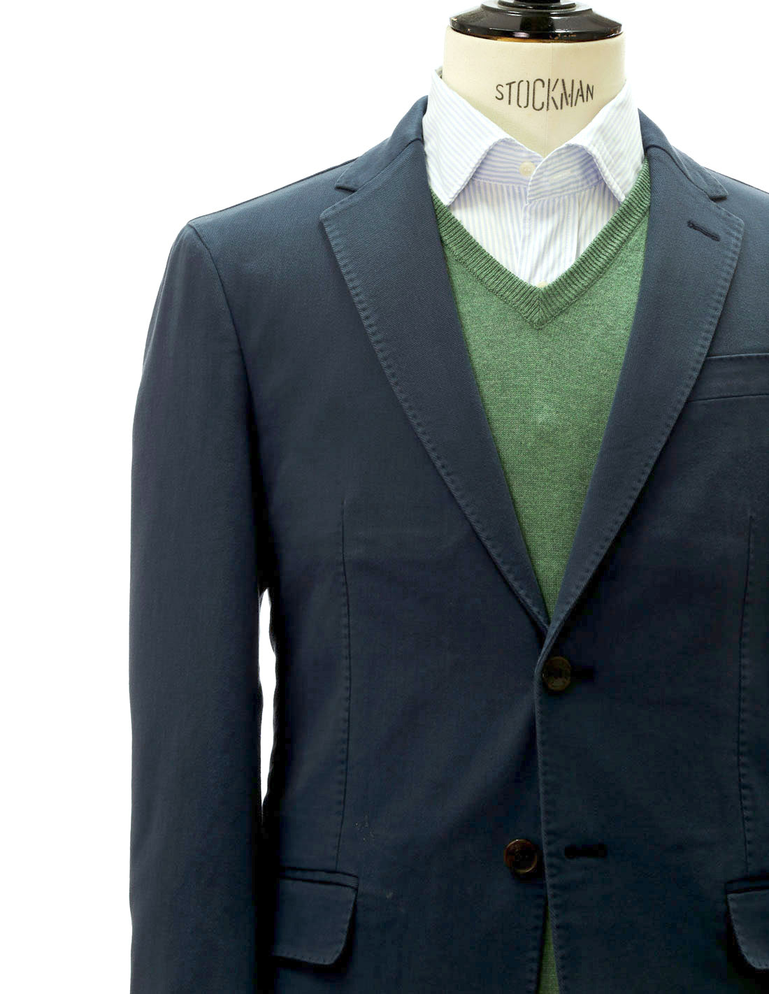 Chaqueta sarga Azul