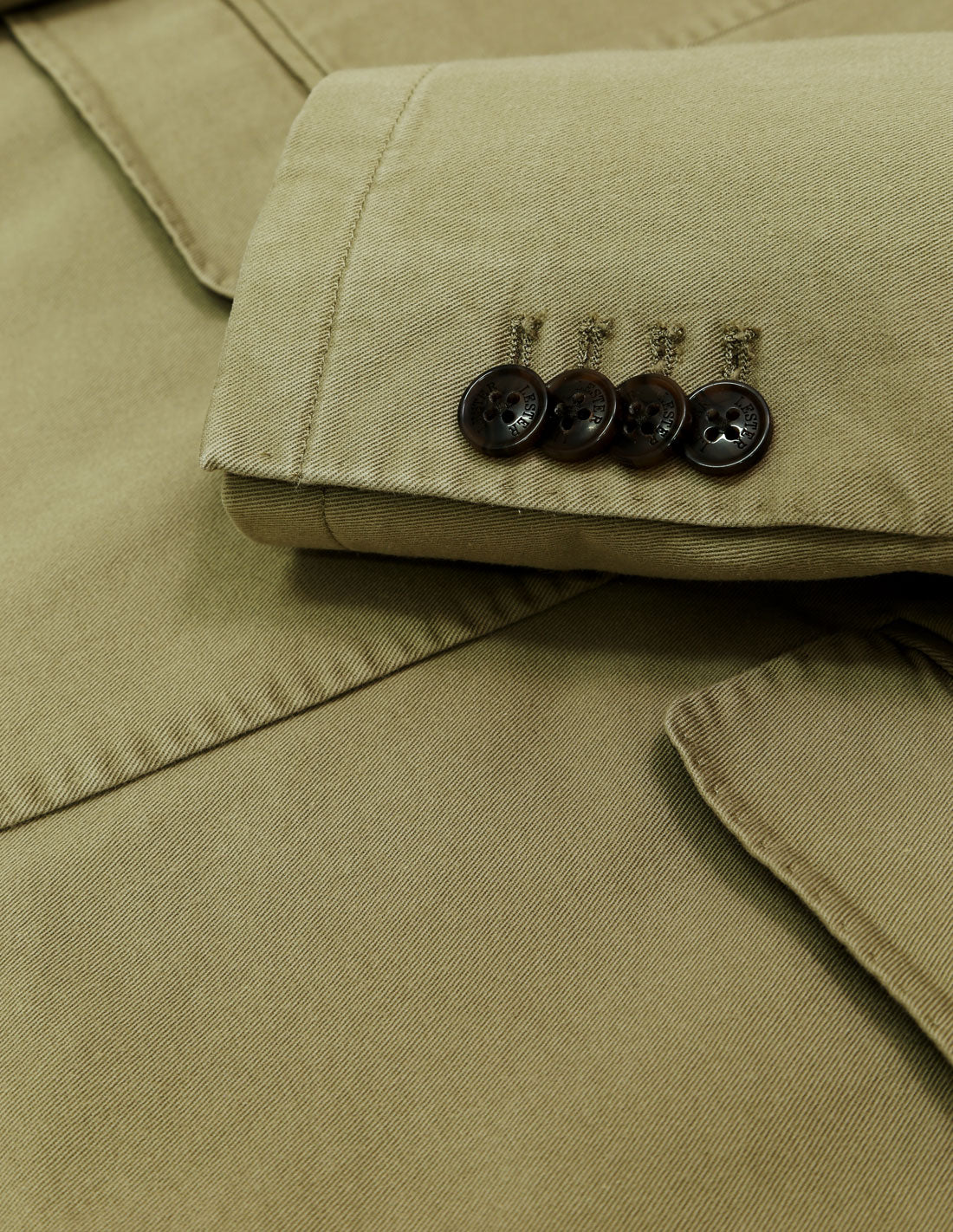 Chaqueta gabardina lavada Verde