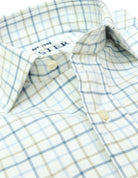 Camisa sport viela cuadro medio Azul/beige