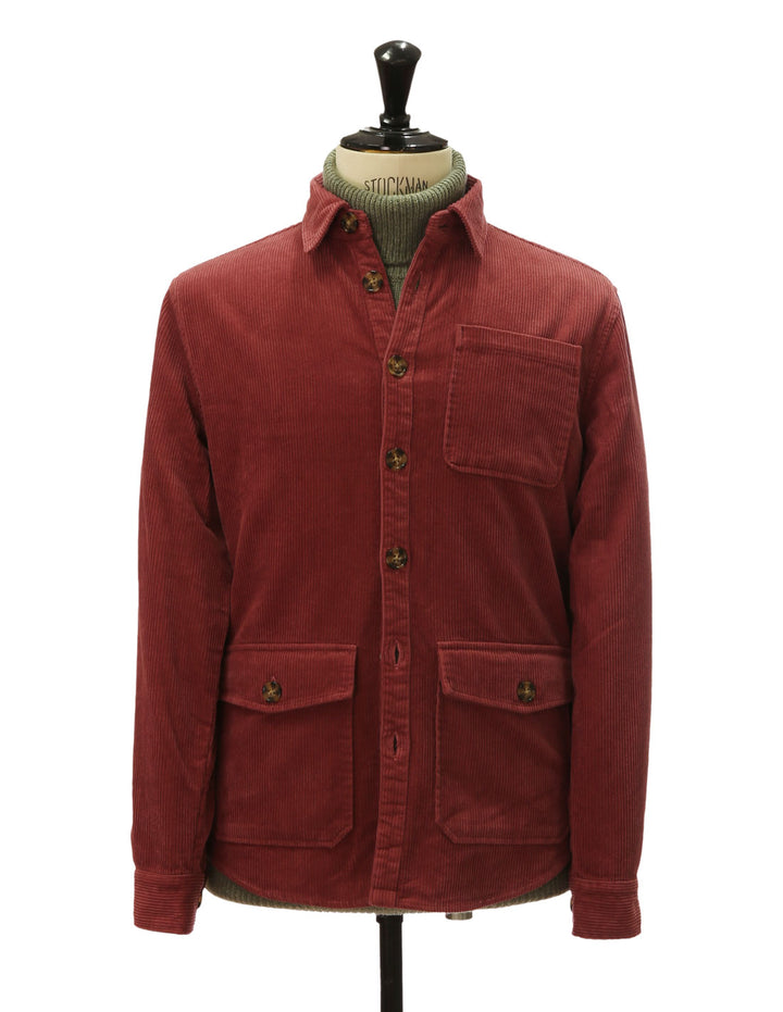 Camisa pana bolsillos Rosa