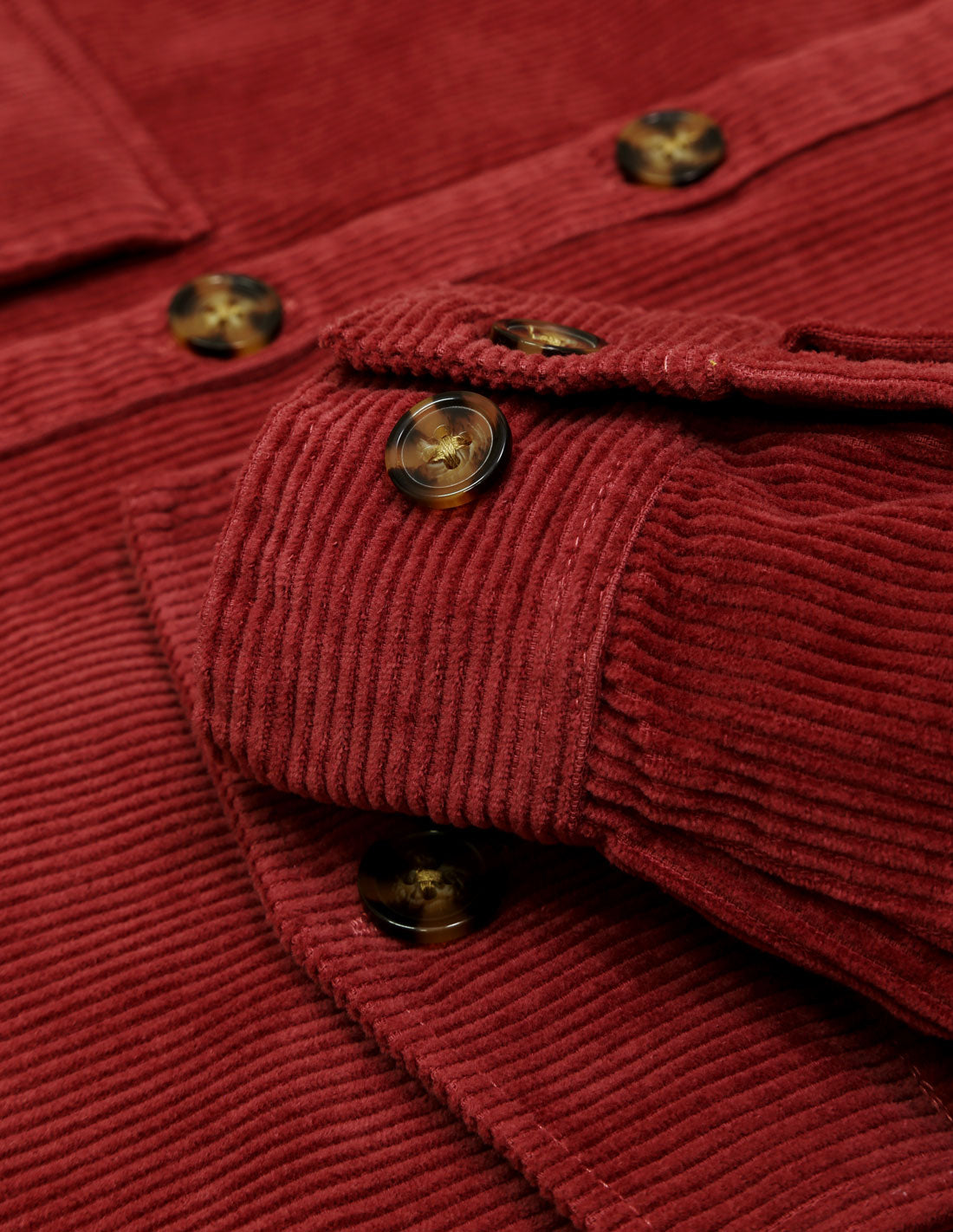 Camisa pana bolsillos Rosa