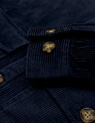 Camisa pana bolsillos Azul