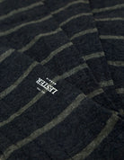Calcetin algodón raya bicolor Azul/gris