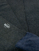 Calcetin algodón pata de gallo Azul/gris
