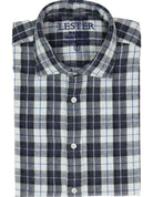 Camisa sport principe de gales Azul
